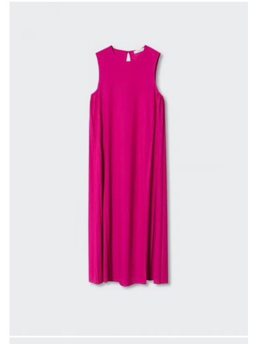 Mango Fuchsia Midi Dress